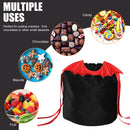 5pcs Jewelry Bag Cute Soft Velvet Halloween Gift Pouch Festive Party Decorations