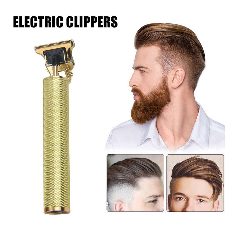 Aluminum Alloy Electric Hair Clipper USB Recharge Shaver Men Hair Cut Machine