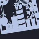 A6 Page Lace Ruler Scrapbook Template Stencil DIY Photo Album Drawing