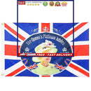 Queen Platinum Jubilee Flag - Polyester Queen Elizabeth Party Flag 5ft X 3ft