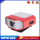 Sensor Hat Clip Light Headlight COB LED Camping Fishing Headlamp (Red)