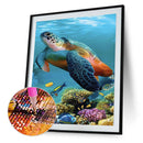 5D DIY Diamond Painting Kits Full Round Drill Turtle Mosaic Wall Picture (B48