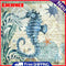 Square Diamond Painting Seahorse World Full Drill Picture of Rhinestone Drawing