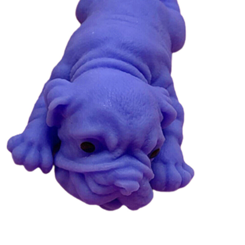 Simulation Soft Dogs Squeeze Ball Puzzle Anti Stress Artifact (Blue Dog)