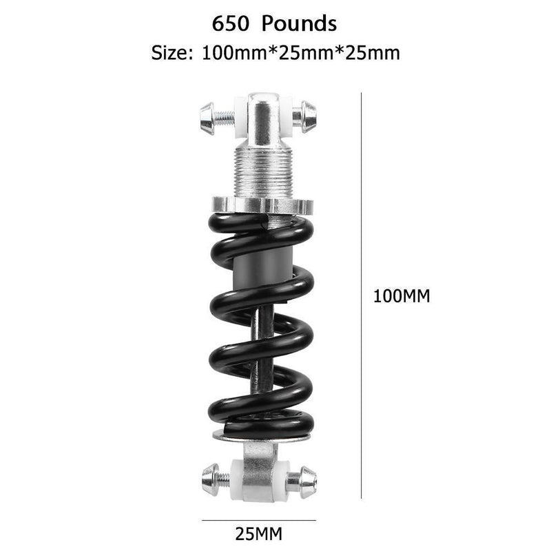 Folding MTB Bike Bicycle Rear Suspension Spring Shock Absorber (650 Pounds)
