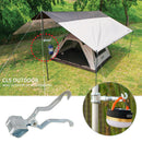 Outdoor Metal Iron Clip Multi-function Camping Tent Stand Hanging Hook Clamp