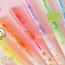 Erasable Graffiti Color Pen Eye Care Highlighter Pen Set Key Points Markers