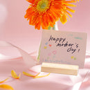 Wood Display Stands - Place Card Holder 12 Pack Wood Base Table Number Stan