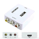 HDMI to RCA AV Converter Composite CVBS Video Adapter 720p SNES Wii 1080p  hot.