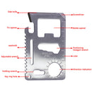 EDC Multifunctional Pocket Card Opener Lifesaving Card Outdoor Survival Gear