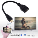 1pc HDMI-compatible Male to HDMI-compatible Female Converter Adapter Cable