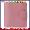 Women Retro Simple Bifold PU Leather Wallet Hasp Zipper Short Card Storage Case