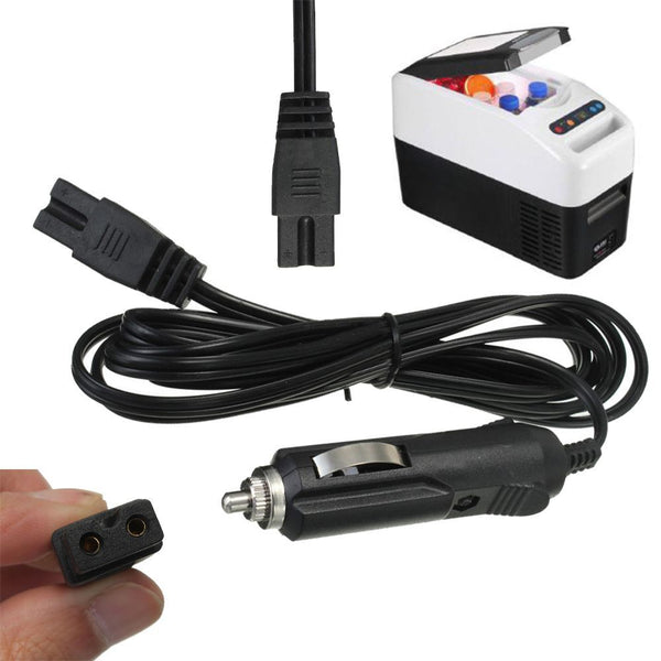 Extension Cord Plug Car Fridge Cable 2 Pin Connection Cigarette lighter