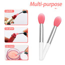 Exfoliating Lipstick Brush Lipstick Brush Set Creative Silicone Lip Brush