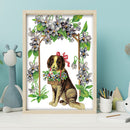 Partially Molded Diamond Painting Set English Springer Spaniel Picture