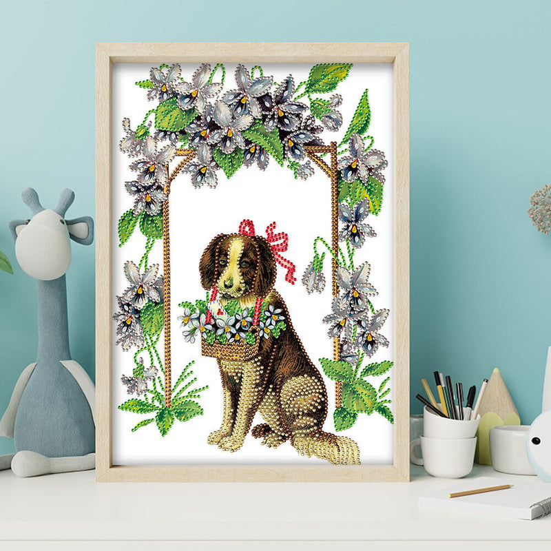 Partially Molded Diamond Painting Set English Springer Spaniel Picture