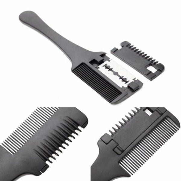 DIY Trimmer with Blades Hair Cutting Thinning Double Sides Hair Razor Comb