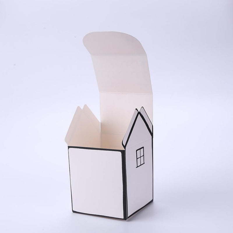 House Shape Candy Box Kids Birthday Gift Favor Box Party Decoration Supplies