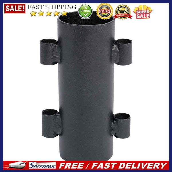 Outdoor Camping Canopy Pole Holder Iron Windproof Rod Fixed Tube Accessories