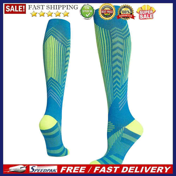 1 Pair Sports Cycling Football Socks Varicose Vein Circulation Compression St