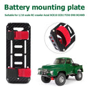 Carbon Fiber Battery Mounting Plate for 1/10 RC Axial SCX10 CC01 F350 D90