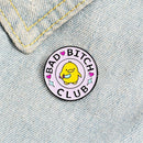Badge Jewelry Accessories Enamel Brooch Chick Yellow Duck Brooch Collar Pin
