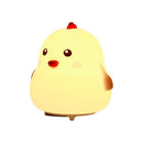 Rechargeable Touch Sensor Silicone Cute Table Lamp Chick Night Lights