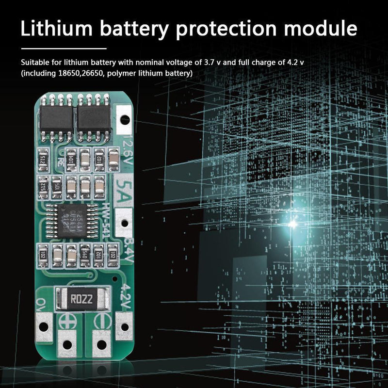 HW-541 3S 5A Li-ion Lithium Battery Charger Protection Board 18650 PCB PCM