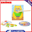 Hungry Bear Feeding Table Game Pretend Play Chopsticks Spoons Training Toys