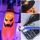 Halloween Fairy Lights 5PCS Witch Hats LED Decorative Lights StringLight`
