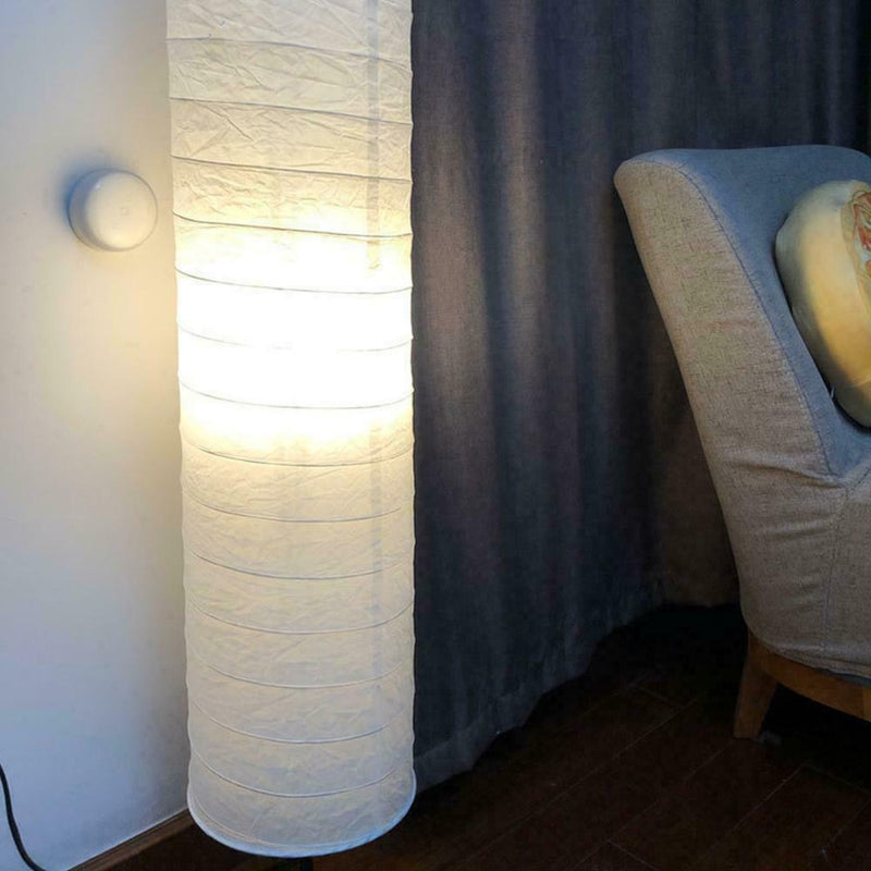 Paper Design Floor Lamp Lampshade European Style Light For Bedroom Hotel W4U9