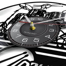 Drum Kit Vinyl Records Wall Clocks Wall Hanging Hanging Watch Record Wall Clock