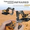 1/24 6CH RC Excavator Toys Remote Control Engineering Car Electric Trucks Newly