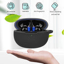 Silicone Cases for Realme Buds Air3 Charging Box Protector Shell (Black) Newly