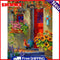 Backyard Flower Oil Paint By Numbers DIY Wall Art Craft Coloring Drawing for Kid