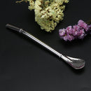 Creative Coffee Mixing Spoon Stainless Steel Filter Straw Tea Tools Bar Newly