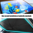Car Windshield Sun Shade Umbrella Cartoon Underwater World Sunshade (L) Newly