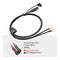 12-24V 18AWG SAE 2 Pin Quick Disconnect To O Ring Terminal Harness Connecter