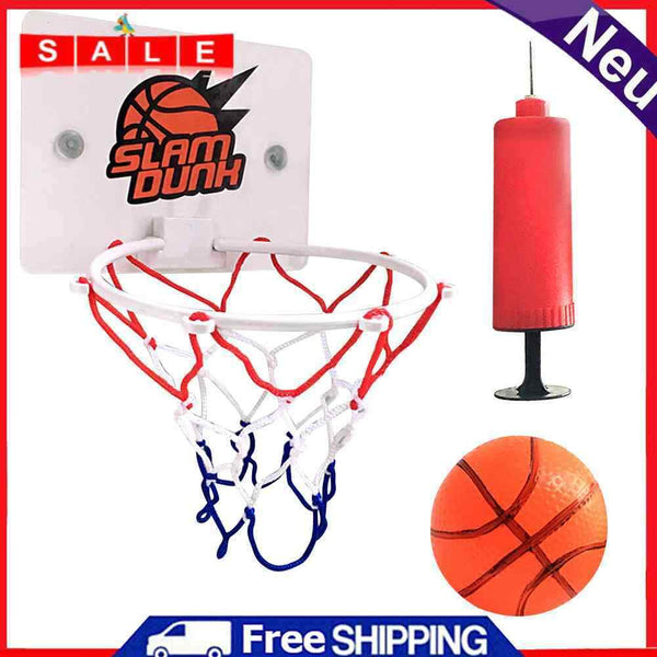 Plastic Basketball Backboard Hoop Mini Netball Board Box Net Set Children Toys