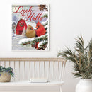 DIY Hand Painted Paint By Numbers Oil Canvas Pictures Cottage Birds Ornament Kit