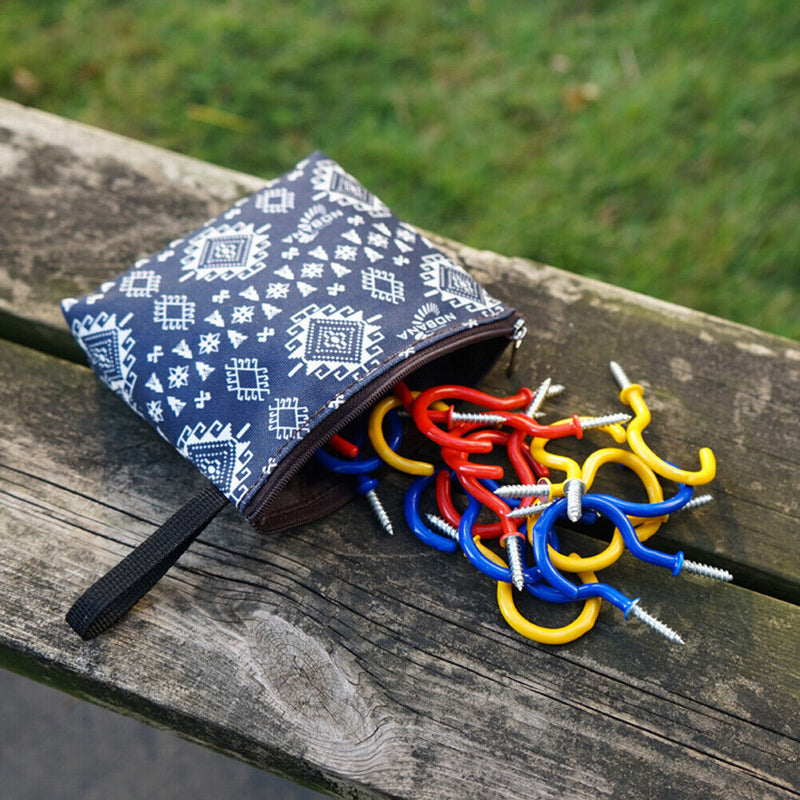 Outdoor Mini Cosmetic Storage Bag Makeup Pouch Oxford Cloth Zipper Organizer