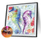 5D DIY Seahorse Full Round Drill Diamond Painting Kit Mosaic Craft (E797) Newly