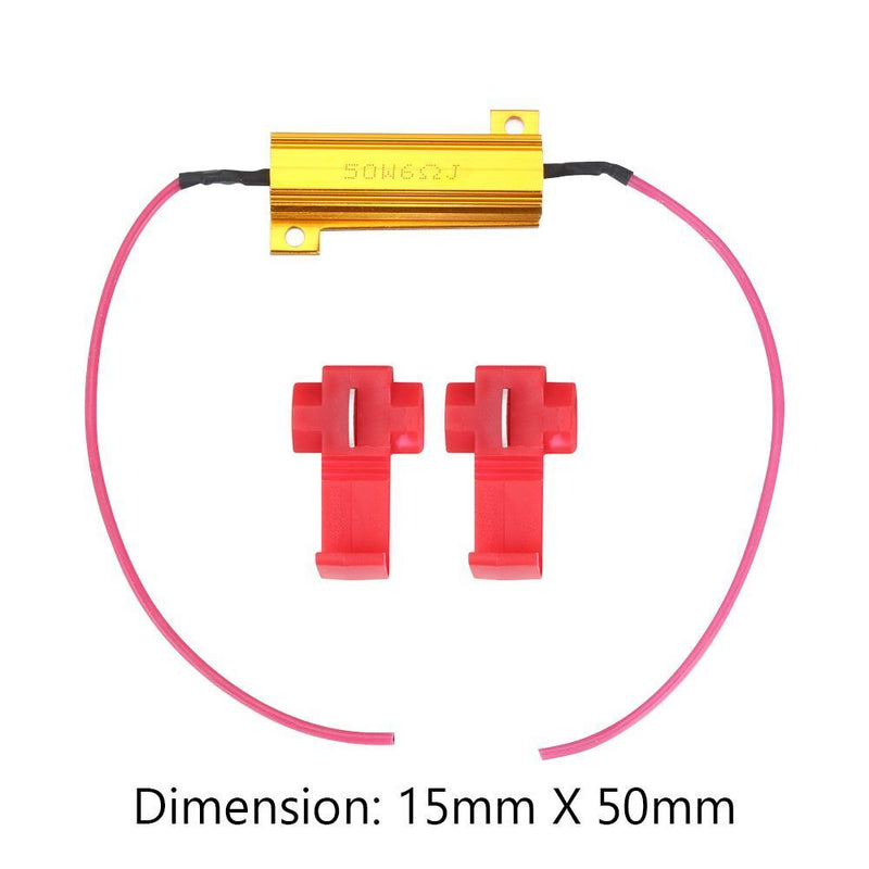 Wiring Resistance 50W 6 ohm Turn Signal Load Resistor Headlight Load Resistor