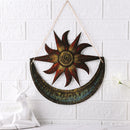 Celestial Sun Star Metal Wall Art Craft Waterproof Durable Home Hanging Dec