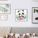 Oil Paint By Numbers Panda on Canvas Digital Paint Wall Artwork DIY Handicraf