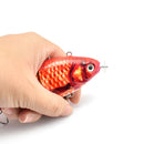 Robotic Fishing Lure Electric Wobbler 4-Segment Auto Swimbait USB (BL-2044)