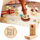 Wax Seal Stamp, Camino Pattern Seal for Envelopes, Wedding, Wine Packages (A-Z)