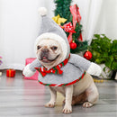 Cute Plus Funny Velvet Pet Christmas Headwear Fur Ball Transformed Warm