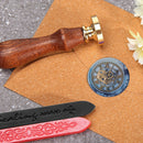 #A Retro Seal Wax Seal Stamp Head Fire Paint for Invitation Signature Invitation