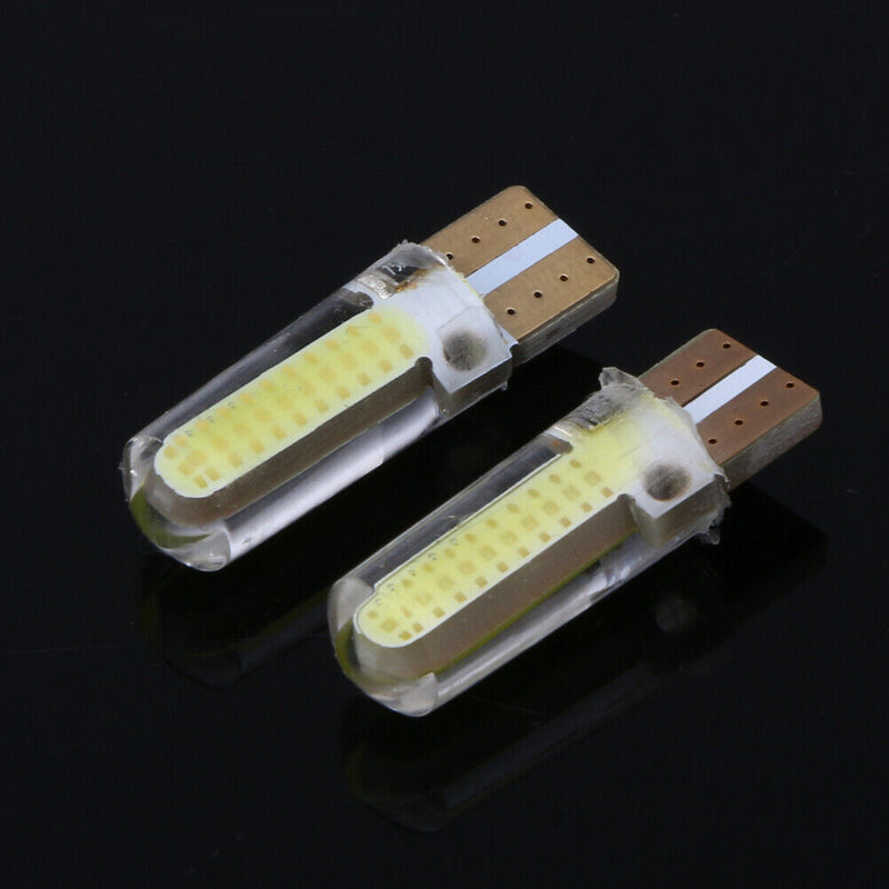 4 X W5W 168 T10 3W Shows Wide Light Silicone License Plate Reading Lamp Newly